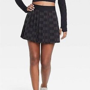 Pleated tennis skirt
